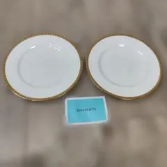 【新品未使用】　Tiffany　平皿　2枚セット　ティファニーのサムネイル