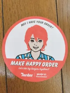 7ORDER 阿部顕嵐コースター ウェンディーズコラボ