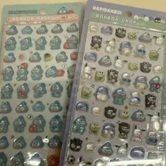 サンリオ ボンボンドロップシール mini ハンギョドン はぴだんぶい 2種