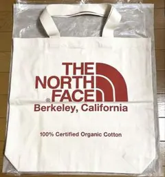新品 ノースフェイス　オーガニックコットントート　レッド