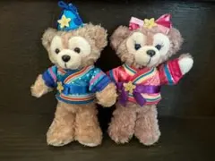 ダッフィー&シェリーメイ❤︎七夕ぬいぐるみバッジ