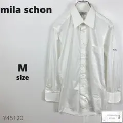 美品 mila schon ミラショーン 高島屋 ワイシャツ 長袖シャツ 総柄のサムネイル