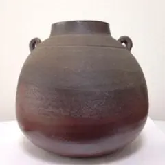 備前焼 骨董 稲荷作 耳付 壺 焼物 お宝鑑定団 古美術 芸術 美術 陶芸 ツボ 備前焼 骨董 稲荷作 耳付 壺 焼物 お宝鑑定団 古美術 芸術 美術 陶芸 ツボ