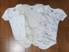 PETIT BATEAU 半袖ボディ 3枚セット