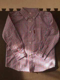 mont-bell WIC.ドライタッチ ロングスリーブチェックシャツ キッズ