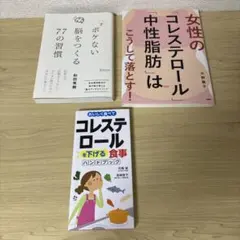 一生ボケない脳をつくる77の習慣　 他　コレステロール2冊 計3冊セット