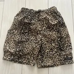 PETIT MAIN ヒョウ柄 ハーフパンツ