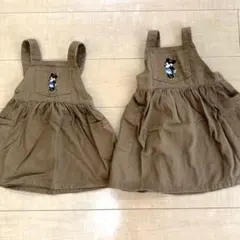 petit main ミニーちゃん　ジャンバースカート