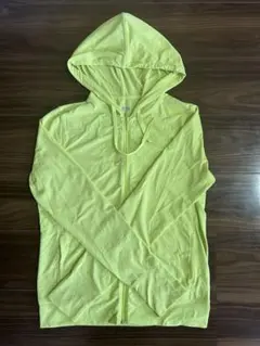 【匿名発送】UNIQLO　エアリズムUVカットメッシュパーカー　L イエロー