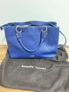 Samantha Thavasa 2way バッグ ブルーのサムネイル