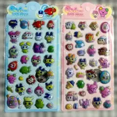 たまごっち　ぷくぷくシール(かため)　　2枚セット^^ 海外製品