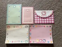 Hello Kitty 便箋と封筒 Made in Japan 平成レトロ