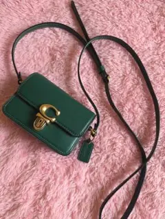 コーチ スタジオ12 クロスボディバッグ（ダークパイングリーン）