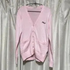 FILA ピンク カーディガン Sサイズのサムネイル