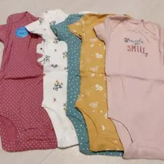 カーターズ カバーオール 5枚セット 女の子 ロンパース ボディスーツ