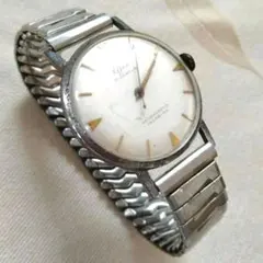 【ジャンク品】effem 17石 手巻き腕時計　裏蓋ENICAR刻印　スイス製のサムネイル