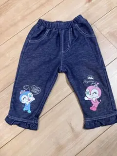 アンパンマン ドキンちゃんコキンちゃん デニムパンツ フリルつき