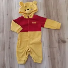 くまのプーさん フリース着ぐるみ 【80】