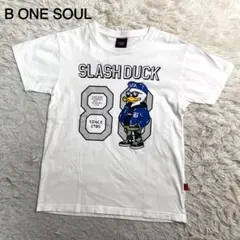 B ONE SOUL ホワイトカラー プリント Tシャツ