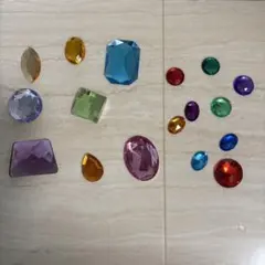Grimm's　グリムス　アクリルビーズ　大　小　宝石　バラ売りのサムネイル