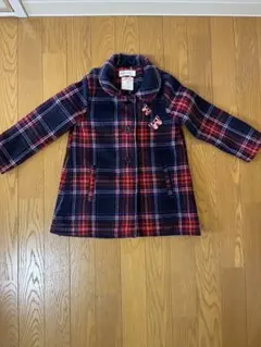 H&M チェック柄コート サイズ110