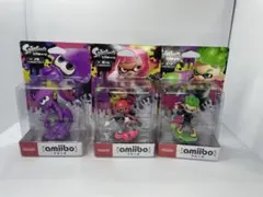 amiibo ガールネオンピンク　ボーイネオングリーン　イカネオンパープル未開封