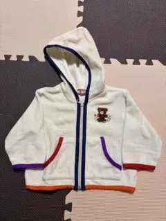 ミキハウス フード付きパーカー 80