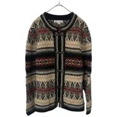 Telluride Clothing Co. ノルディック柄 ウールカーディガン