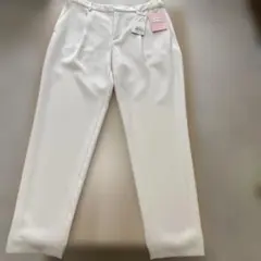23区　ホワイト パンツ　スラックス サイズ40 タグ付き