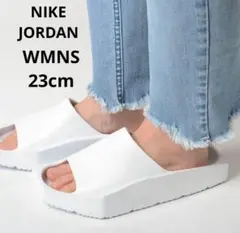 23cm 新品 ナイキ ジョーダン サンダル ヘックス スライド 白 スポサン