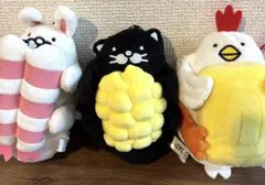 非売品　スシロー　ぬいぐるみ　だっこずし　パスケース　3個セット　VIP スクバのサムネイル