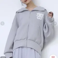 snidel ボリュームパーカー　グレー