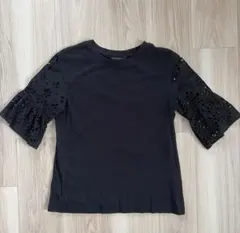バナナリパブリック　Tシャツ　レディースSサイズ　ブラックのサムネイル
