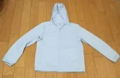 ユニクロAIRismパーカー 水色 130cm