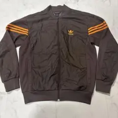 adidas アディダス ATP型 ナイロン切替え ブラウン トラックジャケット