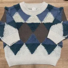 バースデイ　テータテート　ニット　セーター　ノルディック　男の子　女の子　80