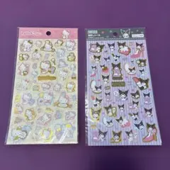 Hello Kitty & KUROMI キャラクターシール　【新品】