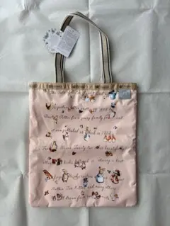 新品　レスポートサック　ピーターラビット　トートバッグ　ショルダーバッグ　ピンク
