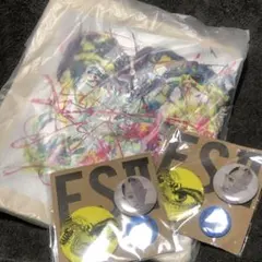 ARASHI 嵐 大野智 個展 フリースタイル トートバッグ バッジ2個セット