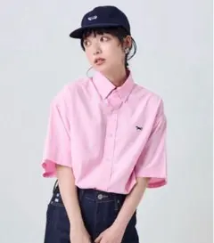 TOWN CRAFT×FREAK’S STORE theFOX シャツ　ピンクのサムネイル
