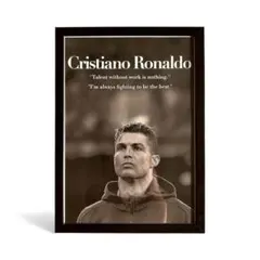 クリスティアーノ・ロナウド CR7 フレーム付きポスター　A4 パロディー