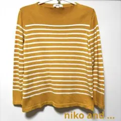 niko and ... ストライプ長袖ニット 3