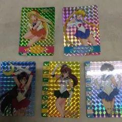 セーラームーン ホログラムカードとクイズカードセット