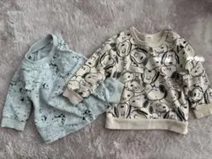 トレーナー　2枚セット　スヌーピー　動物柄