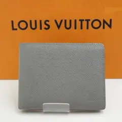 【未使用に近い】LOUIS VUITTON タイガ ポルトピエ LV グレー
