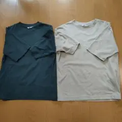 UNIQLO UエアリズムTシャツ他GU、UNIQLOレディースL 5枚セット