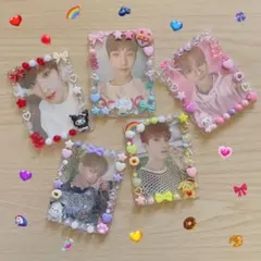 トレカケース　ハンドメイド　デコパーツ