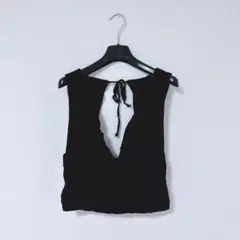 Free People ブラック タンクトップ インナー ワイヤー入り M