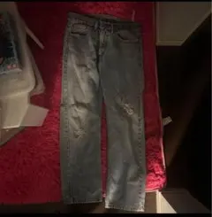 Levi's 505 ダメージ加工ジーンズ W32/L34