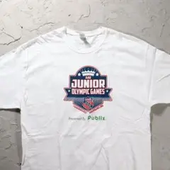 FRUIT OF THE LOOM 白Tシャツ　AAU ジュニアオリンピックのサムネイル